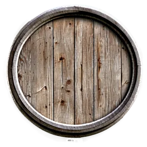 Weathered Wood Circle PNG 06282024