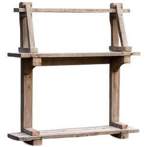 Weathered Wood Shelf Looks PNG 06272024
