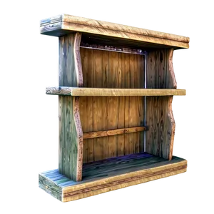 Weathered Wood Shelf Looks PNG 06272024