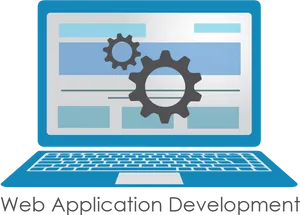 Web Application Development Concept PNG image