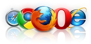 Web Browser Icons Showcase PNG