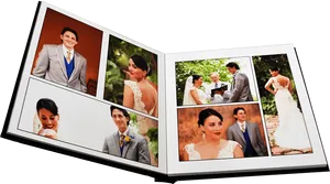 Wedding Album Spread PNG image