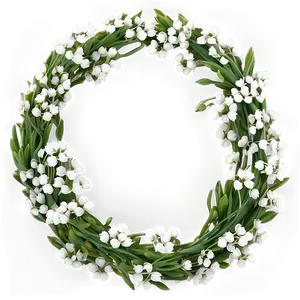 Wedding Baby's Breath Garland Png Fqo PNG image