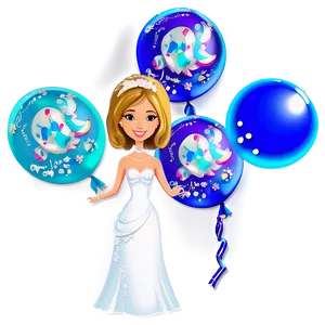 Wedding Balloons PNG 05042024