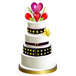 Wedding Cake Emoji Png Wjj89 PNG image