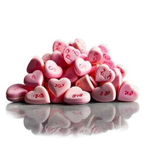 Wedding Candy Hearts PNG 21