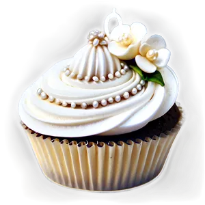 Wedding Cupcake PNG Kht