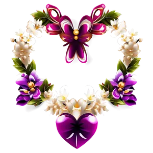 Wedding Flower Border PNG 05252024
