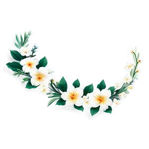 Wedding Flower Border PNG 05252024