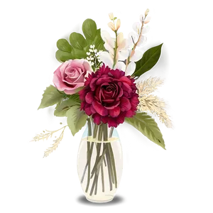 Wedding Flower Vase PNG 2