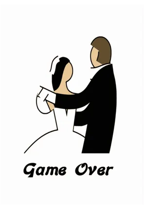 Wedding Game Over Cartoon