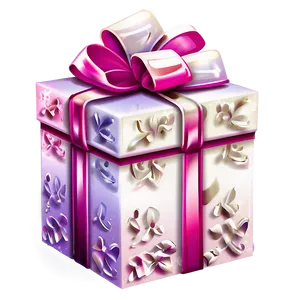 Wedding Gift Box PNG Grw