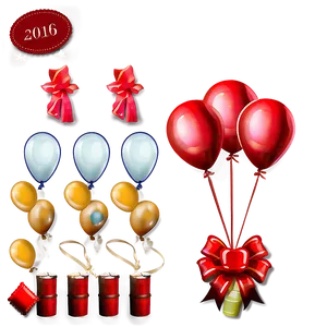 Wedding Red Balloons Png 70 PNG image