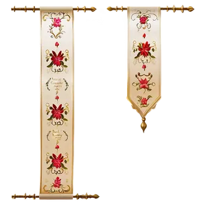 Wedding Scroll Banner Template Png 06272024 PNG image