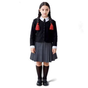 Wednesday Addams School Uniform Png Otl24 PNG image