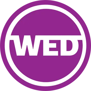 Wednesday Logo Purple Circle PNG image