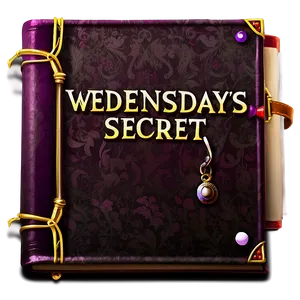 Wednesday's Secret Book Png Nei48 PNG image