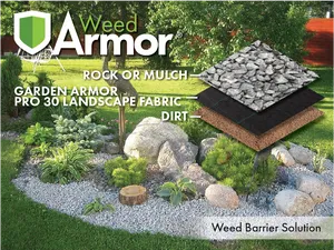 Weed Armor Garden Landscape Fabric Ad PNG image