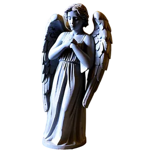 Weeping Angel Statuette PNG Qxv PNG