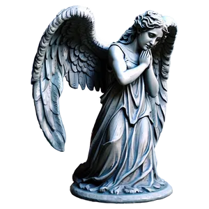 Weeping Angel Statuette PNG Tvl12 PNG