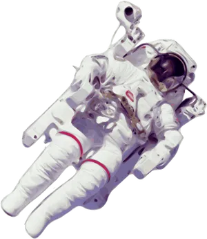 Weightless Astronautin Space PNG image