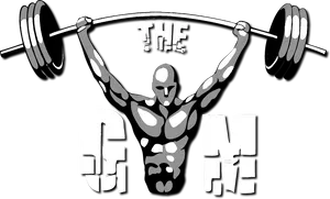 Weightlifting Silhouette Power Display