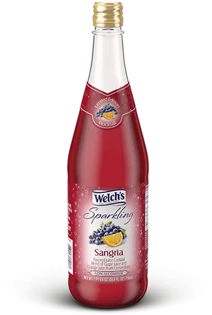 Welchs Sparkling Sangria Bottle PNG image