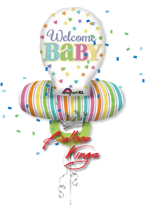 Welcome Baby Balloon Celebration PNG