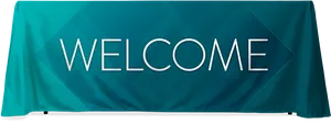 Welcome Banner Display PNG image
