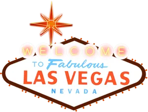 Welcometo Fabulous Las Vegas Sign PNG image