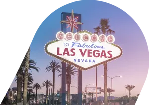 Welcometo Fabulous Las Vegas Sign PNG image