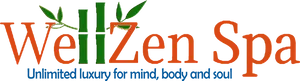 Well Zen Spa Logo Luxury Wellness Brand PNG image