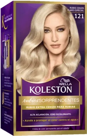 Wella Koleston Blonde Hair Dye Box PNG