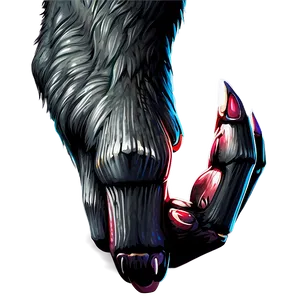 Werewolf Claws Art Png 96 PNG image