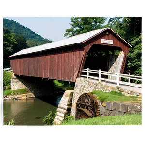 West Virginia Covered Bridges Png 06202024 PNG image