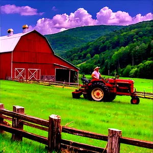 West Virginia Farm Life PNG Qib