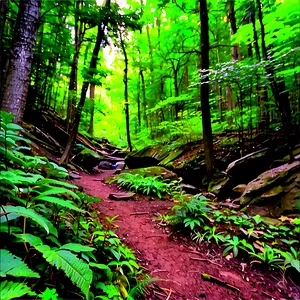 West Virginia Hiking Trails PNG Fmh26