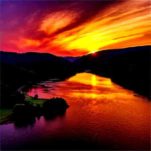 West Virginia Sunsets And Sunrises Png 13 PNG image