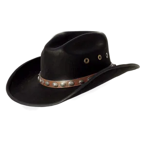 Western Black Cowboy Hat Png 06212024 PNG image