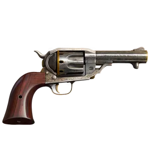 Western Duel Revolver Png Sow PNG image