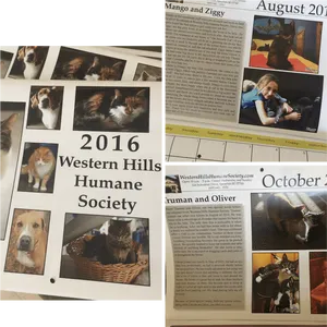 Western Hills Humane Society Calendar2016 PNG image