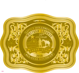 Western Legends Belt Buckle2018 PNG