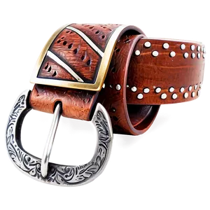 Western Style Belt Buckle PNG Igm PNG