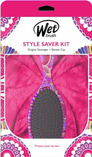 Wet Brush Style Saver Kit Packaging PNG image