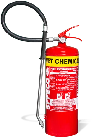 Wet Chemical Fire Extinguisher PNG