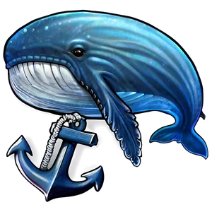 Whale And Anchor Png 31 PNG image