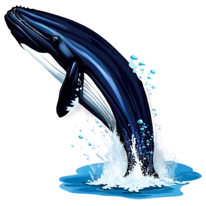 Whale In Ocean Png Vfo79 PNG image