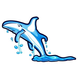 Whale With Water Spout Png 72 PNG image