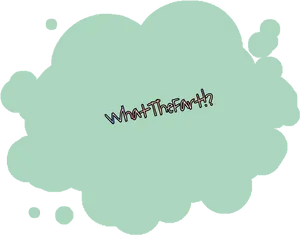 What The Fart Cloud Graphic PNG image