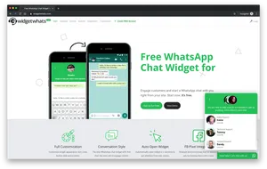 Whats App Chat Widget Promotion PNG image